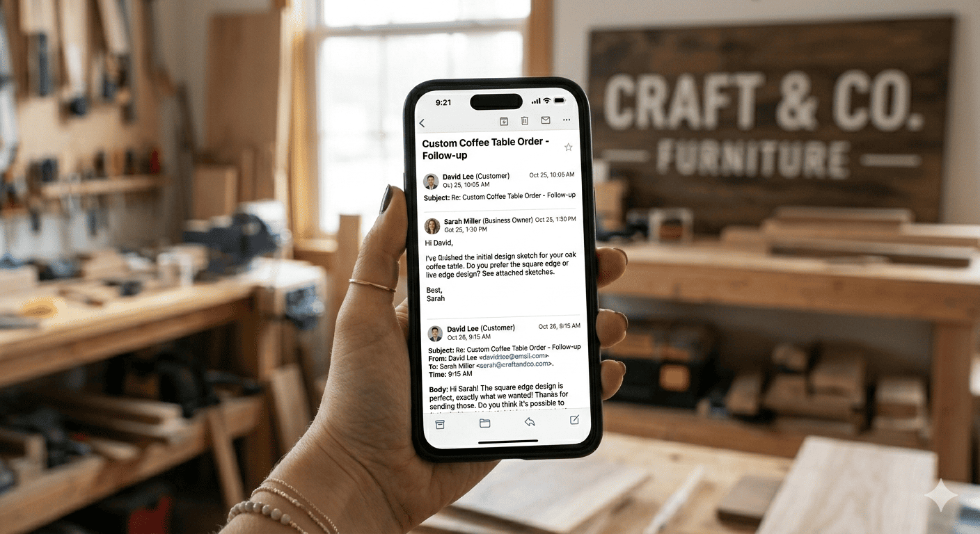 Email conversation