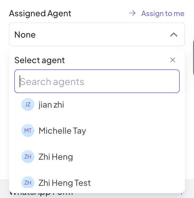 Agent Assignment
